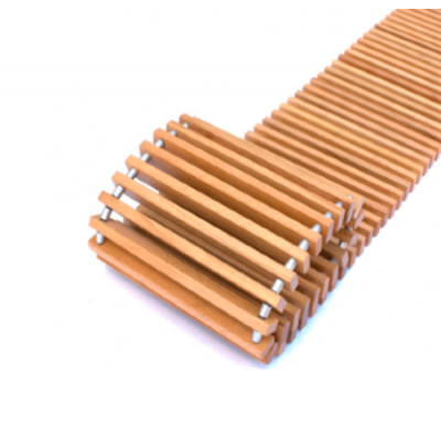 Декоративная деревянная решетка Techno 150-2600